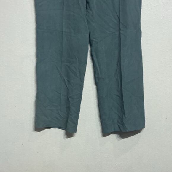 Norton Studio Gray Suede Vintage Pants Sz 12 - Picture 3 of 9